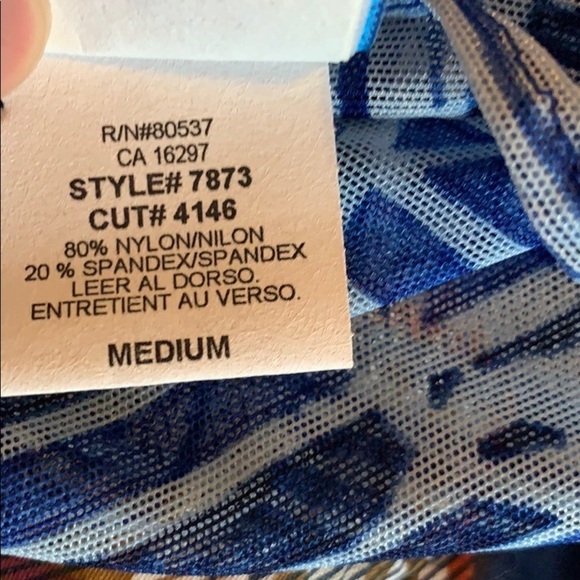 Baja Blue Resort long swim coverup Size Medium - Picture 11 of 12